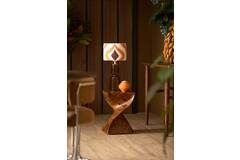 Light & Living Lampvoet Ø12 5x39 Cm LABIN Glas Bruin+zand