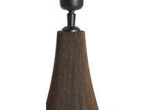 Light & Living Lampvoet Ø13x42 Cm TRAPINO Hout Mat Donker Bruin