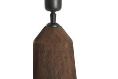 Light & Living Lampvoet Ø15x35 Cm TRAPANI Hout Mat Donker Bruin