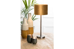 Light & Living Lampvoet Ø16x45 Cm UNDAI Donker Ruw Nikkel