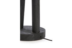 Light & Living Lampvoet Ø20x55 Cm XITTA Hout Mat Zwart