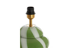 Light & Living Lampvoet Ø22x28 Cm YLIEN Glas Groen-wit+goud