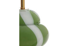 Light & Living Lampvoet Ø22x28 Cm YLIEN Glas Groen-wit+goud