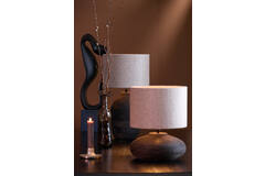 Light & Living Lampvoet Ø22x39 Cm KHOMAI Hout Antiek Bruin