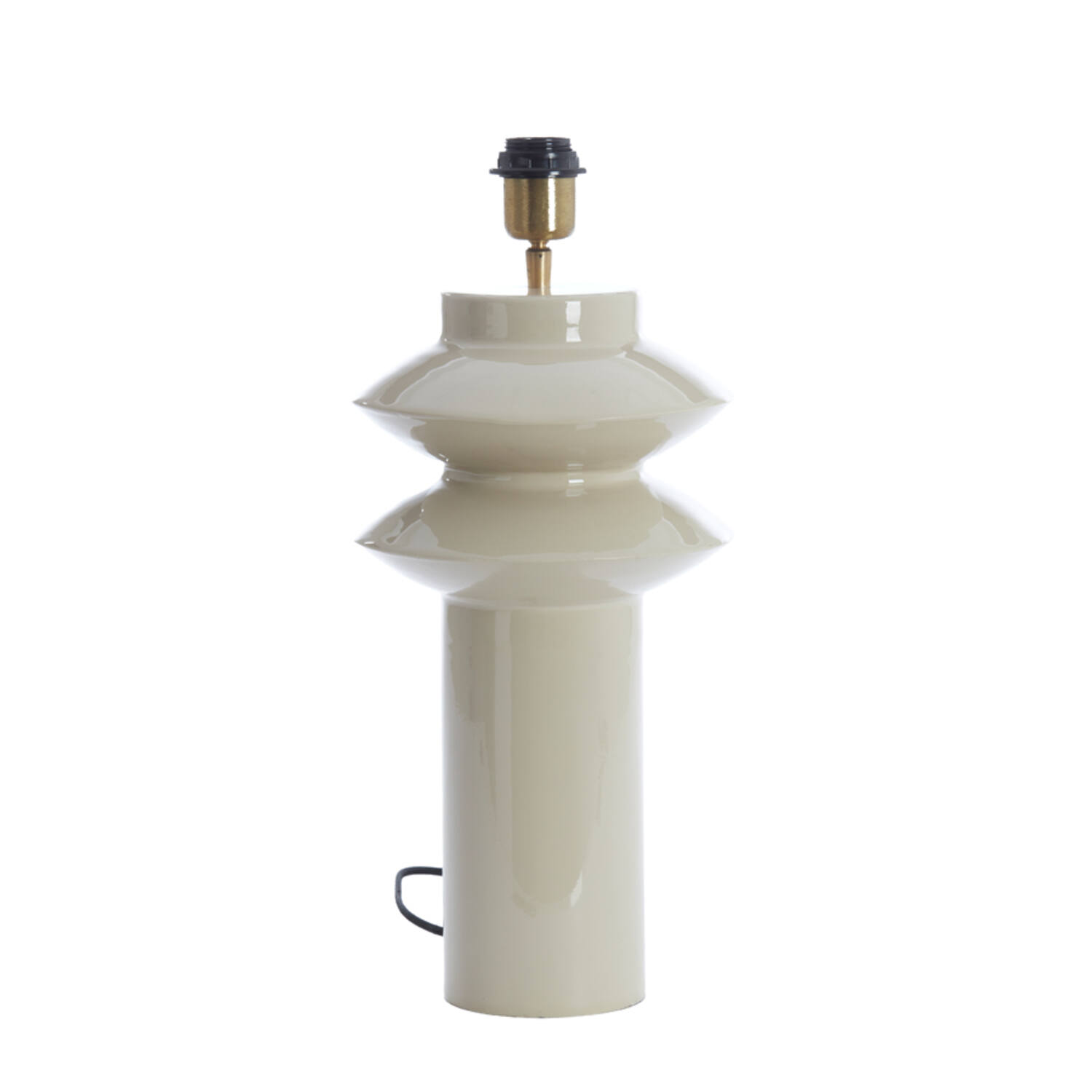 light & living Lampvoet Ø22x40 cm PETCH glans licht grijs