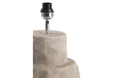 Light & Living Lampvoet Ø27 5x48 Cm LEZAMA Keramiek Ruw Vintage Grijs