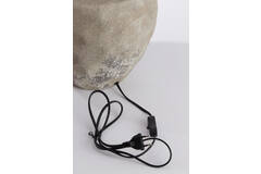Light & Living Lampvoet Ø27 5x48 Cm LEZAMA Keramiek Ruw Vintage Grijs