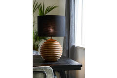 Light & Living Lampvoet Ø29x38 Cm RENZO Hout Mat Bruin