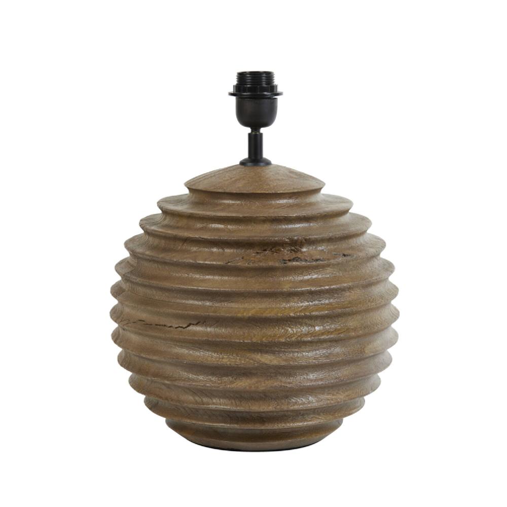 light & living Lampvoet Ø29x38 cm RENZO hout mat bruin