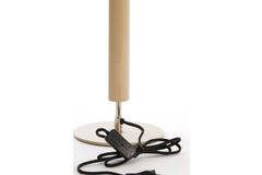 Light & Living Lampvoet Ø34x49 Cm KULAI Glanzend Beige+nikkel