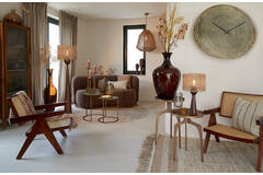 Light & Living Lampvoet Ø9x33 Cm FESTINA Hout Roodbruin