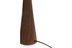 Light & Living Lampvoet Ø9x40 Cm FESTINA Hout Mat Donker Bruin