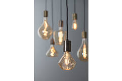 Light & Living LED Diamant Ø11x13 Cm LIGHT 3W Amber E27 Dimbaar