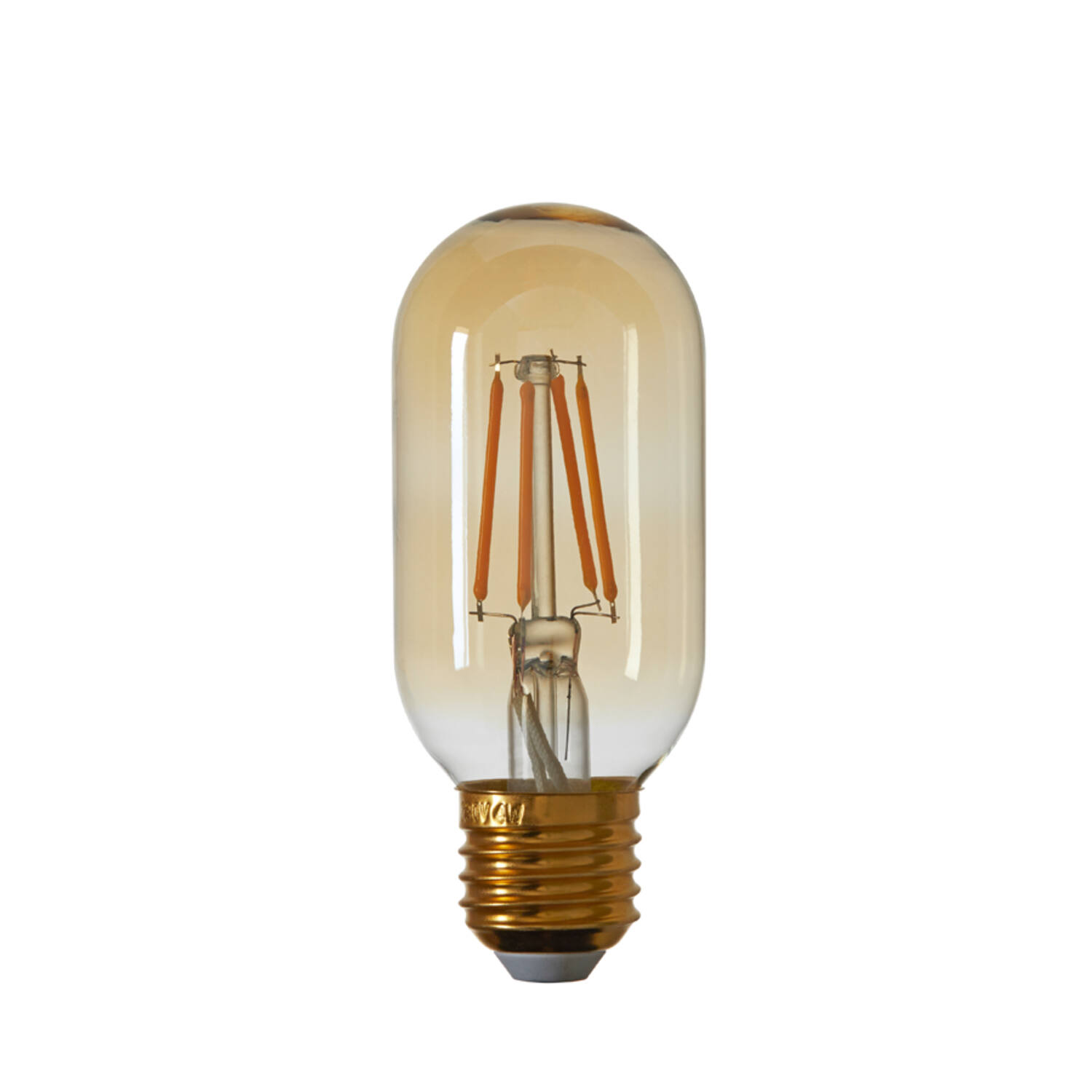 Light & Living LED Staaf Breed Ø4x10 Cm LIGHT 4W Amber E27 Dimbaar