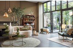 Light & Living Bank 175x85x82 Cm AMELIE Beige