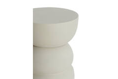 Light & Living Bijzettafel Ø35x45 Cm AZALIO Crème