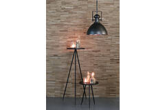 Light & Living Bijzettafel Ø39 5x50 5 Cm ENVIRA Zink