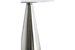 Light & Living Bijzettafel Ø39x51 Cm LEOVA Nikkel