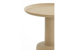 Light & Living Bijzettafel Ø39x52 Cm MILAKI Beige