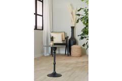 Light & Living Bijzettafel Ø40x50 Cm JANNA Mat Zwart