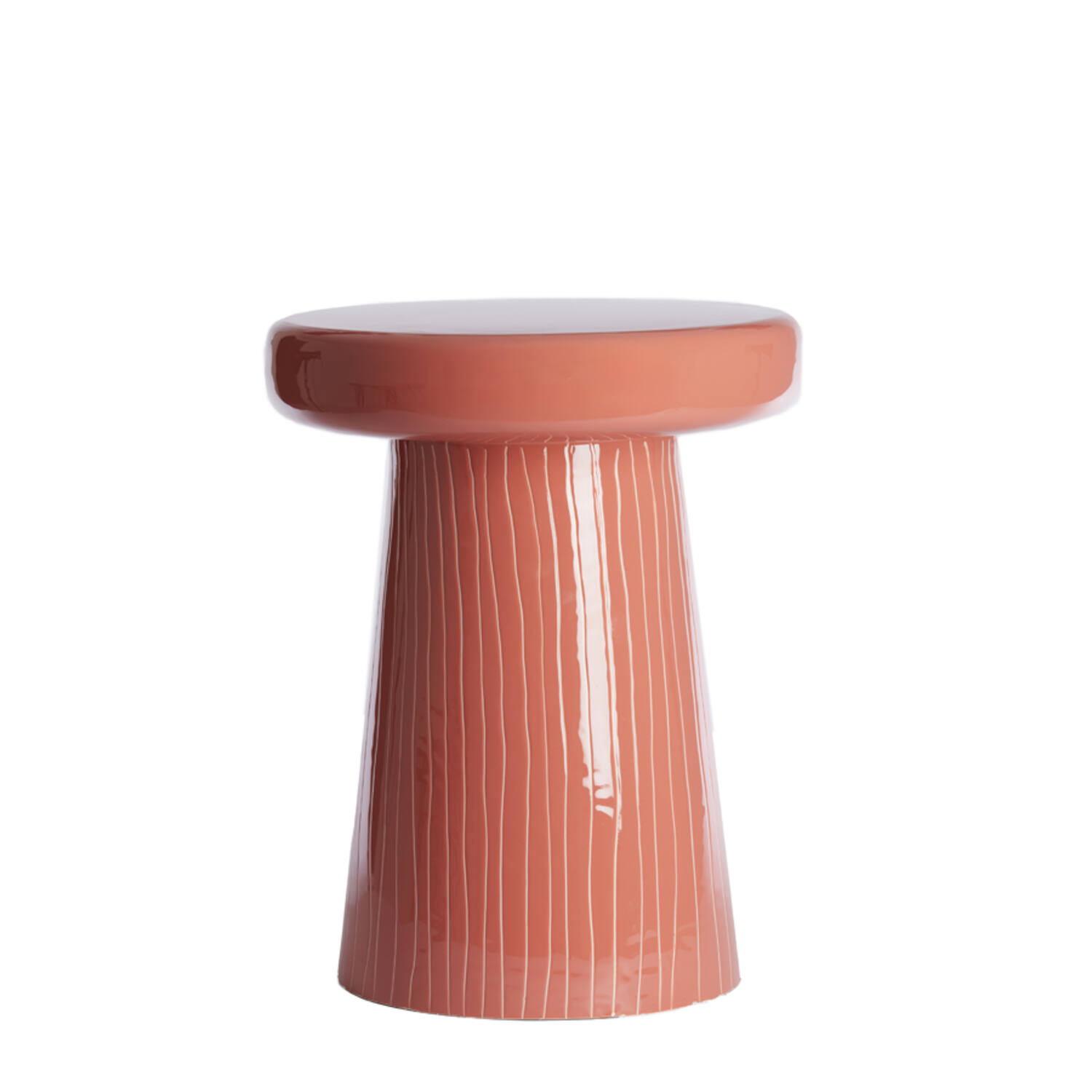 Light & Living Bijzettafel Ø41x51 Cm NUNOA Koraal