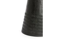 Light & Living Bijzettafel Ø45x64 Cm PAXOS Mat Zwart