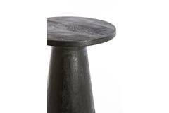 Light & Living Bijzettafel Ø45x64 Cm PAXOS Mat Zwart