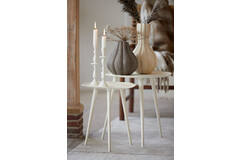 Light & Living Bijzettafel Ø46x44 Cm ASARPAI Crème