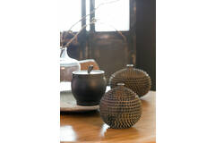 Light & Living Deco Box Ø22 5x17 Cm CALDRAS Bruin