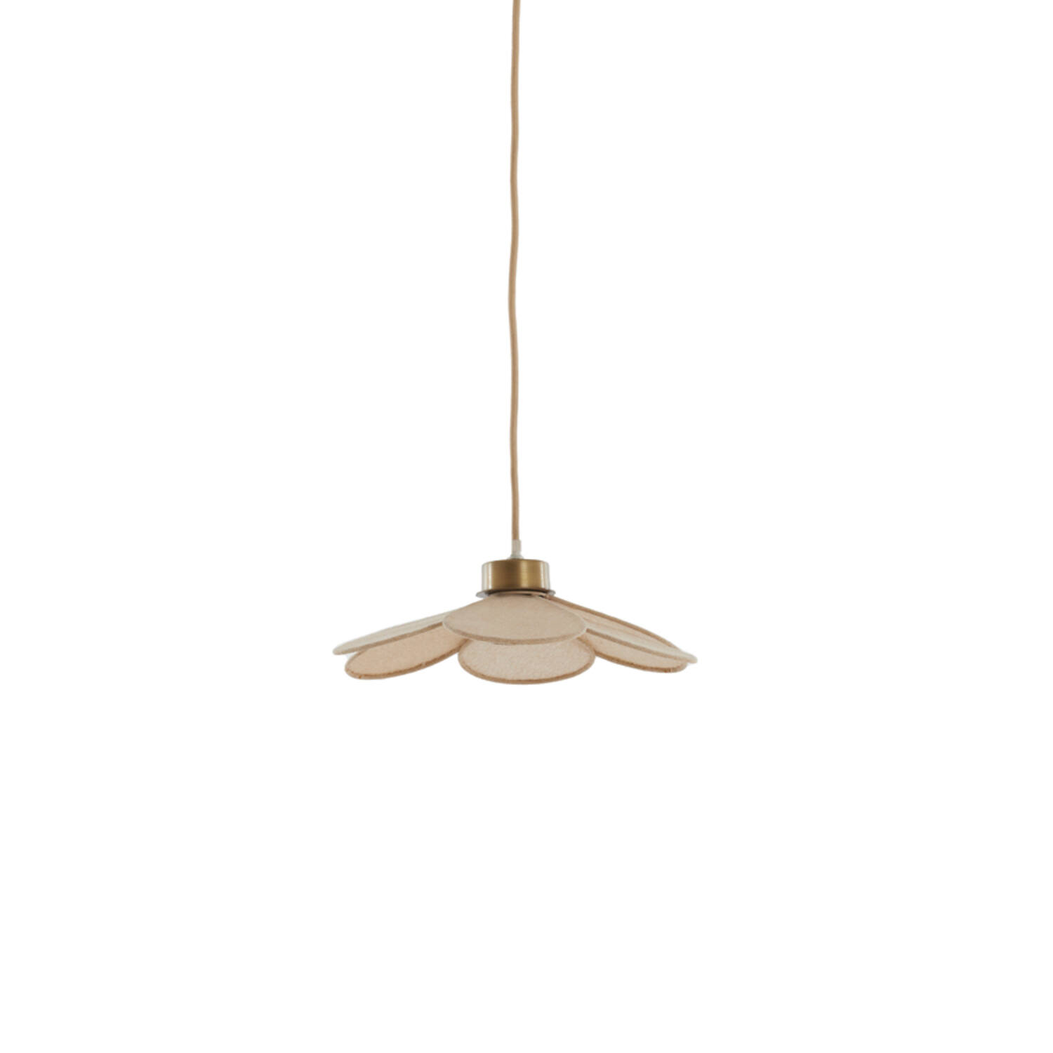 light & living Hanglamp Ø30 5x9 cm FYANO zand