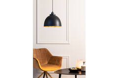 Light & Living Hanglamp Ø30x26 Cm KYLIE Zwart-goud