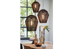 Light & Living Hanglamp Ø30x37 Cm DEYA Mat Zwart