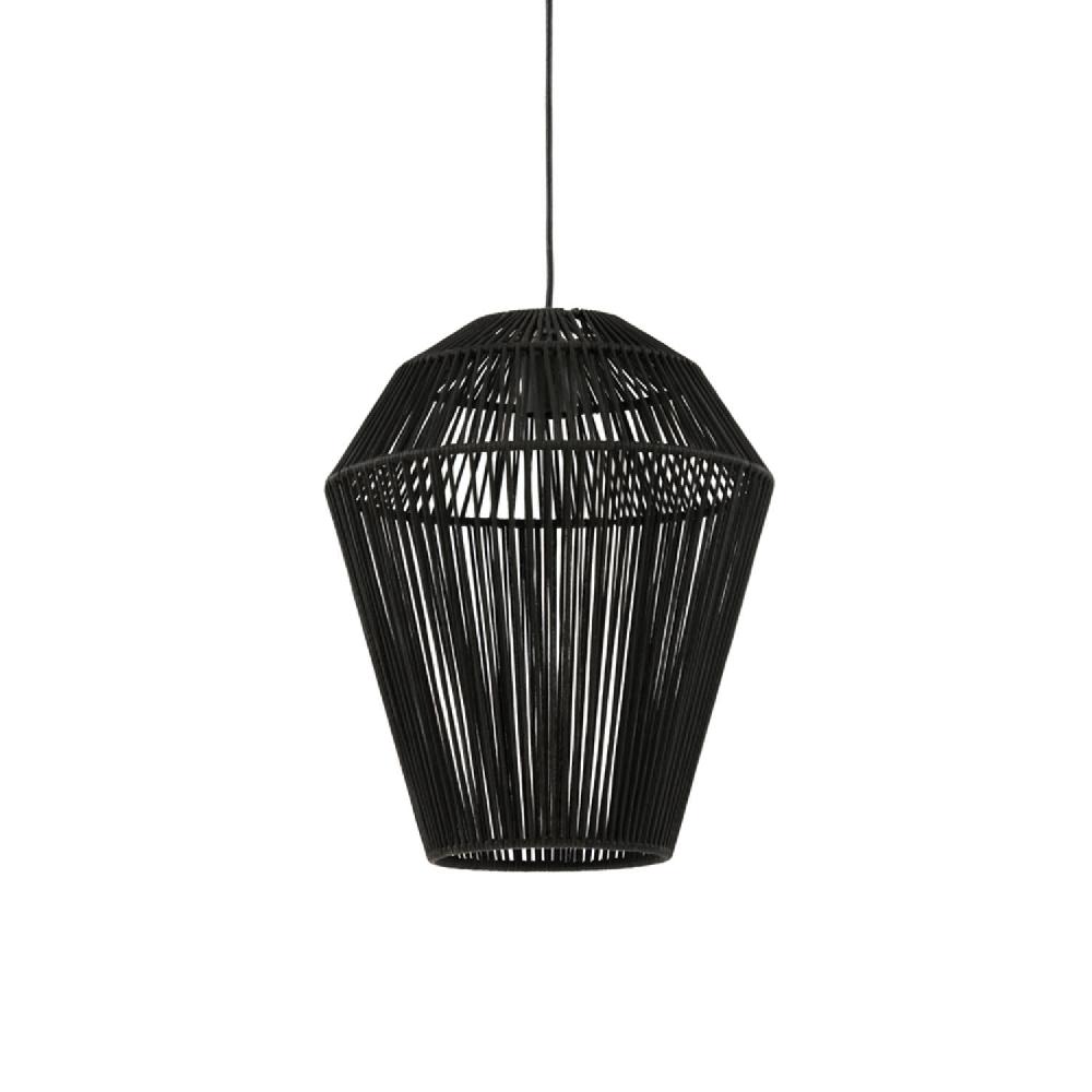 light & living Hanglamp Ø30x37 cm DEYA mat zwart