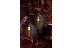 Light & Living Hanglamp Ø36x40 Cm ALVARO Mat Zwart