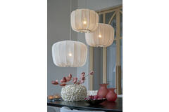 Light & Living Hanglamp Ø40x30 Cm PLUMERIA Zand