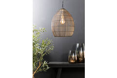 Light & Living Hanglamp Ø40x53 Cm MEYA Zwart-goud
