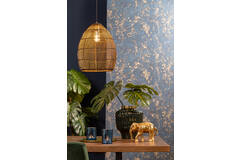 Light & Living Hanglamp Ø40x53 Cm MEYA Zwart-goud