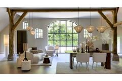 Light & Living Hanglamp Ø42x32 Cm FELIDA Crème