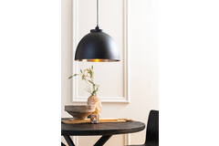Light & Living Hanglamp Ø45x32 Cm KYLIE Zwart-nikkel