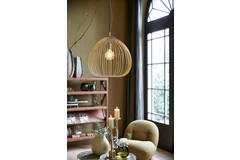 Light & Living Hanglamp Ø45x45 Cm RILANA Licht Goud