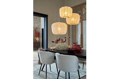 Light & Living Hanglamp Ø50x37 5 Cm PLUMERIA Zand