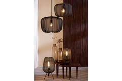 Light & Living Hanglamp Ø50x37 5 Cm PLUMERIA Zwart