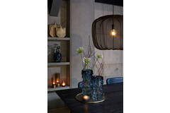 Light & Living Hanglamp Ø50x37 5 Cm PLUMERIA Zwart
