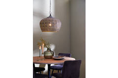 Light & Living Hanglamp Ø51 5x46 Cm EMINE Bruin Goud