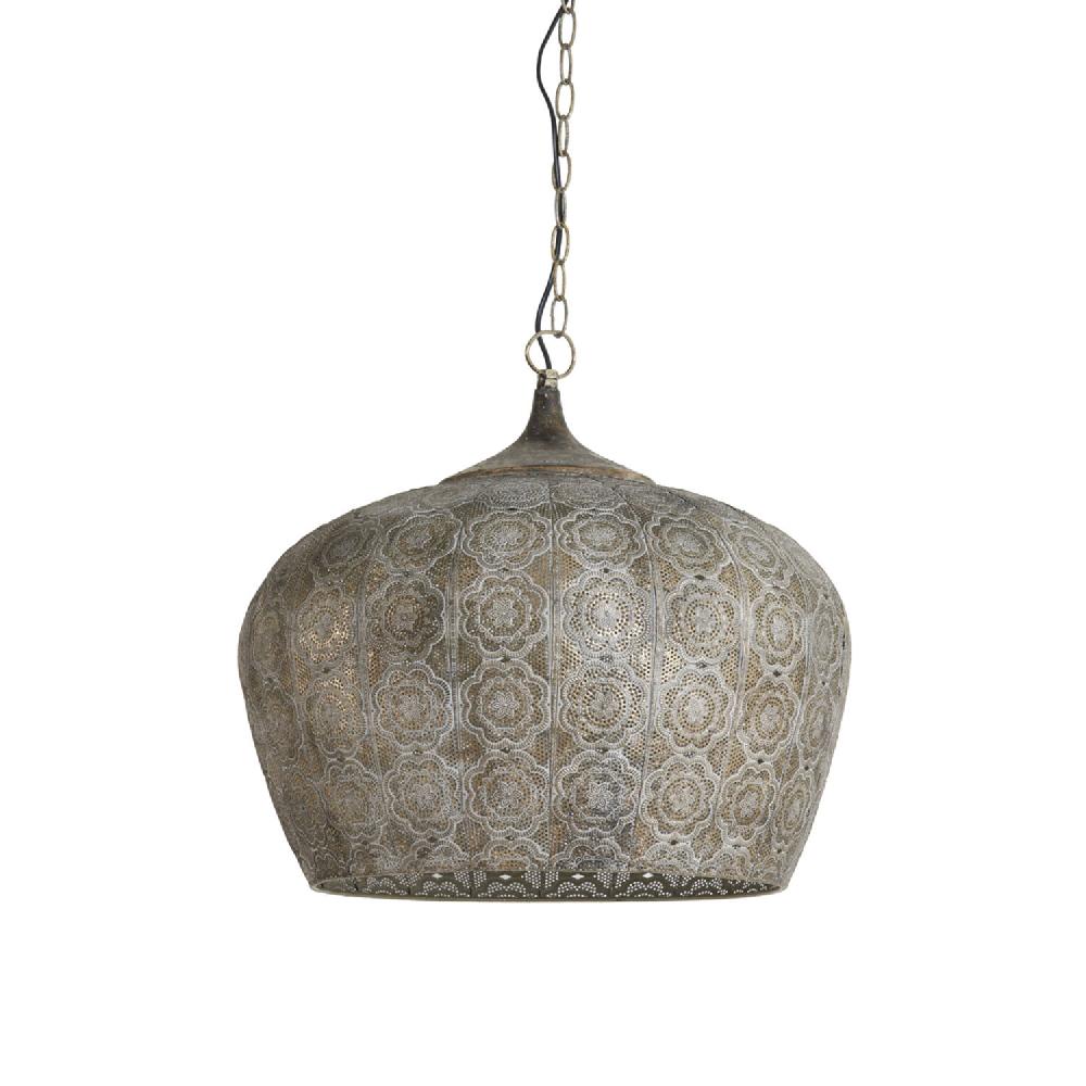 light & living Hanglamp Ø51 5x46 cm EMINE bruin goud