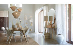 light & living Hanglamp Ø53x37 cm FELIDA crème