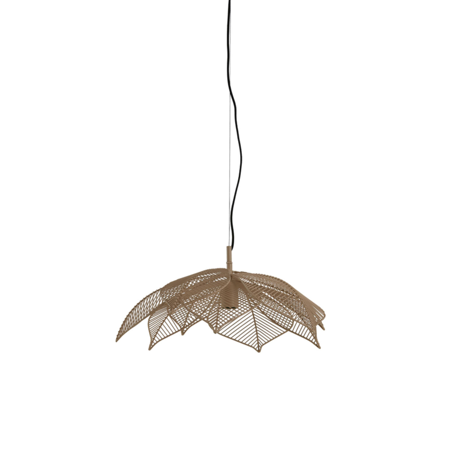 light & living Hanglamp Ø54x24 5 cm PAVAS mat beige
