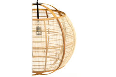 Light & Living Hanglamp Ø58x59 Cm REEVA Linnen Beige