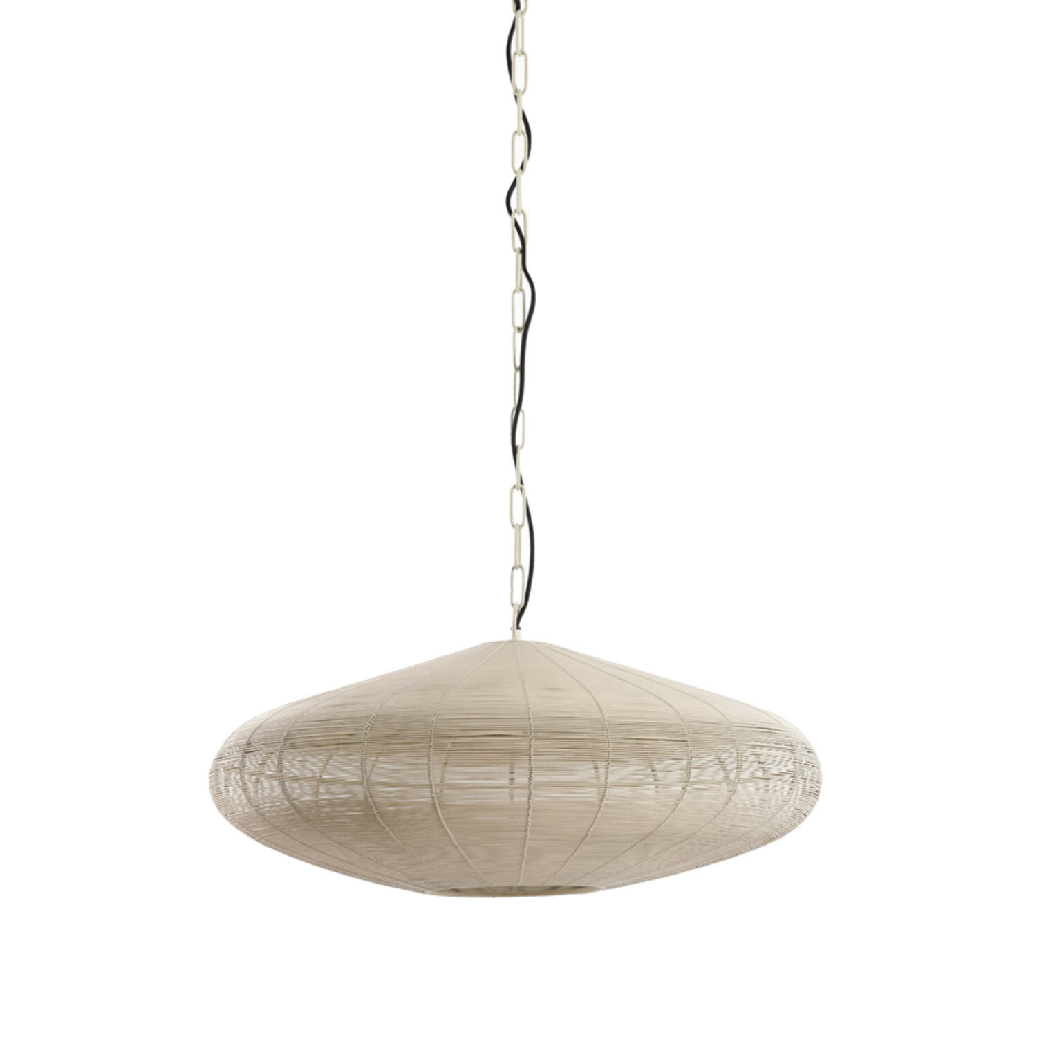 light & living Hanglamp Ø60x23 cm BAHOTO mat crème