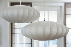 Light & Living Hanglamp Ø70x30 Cm FAY Wit